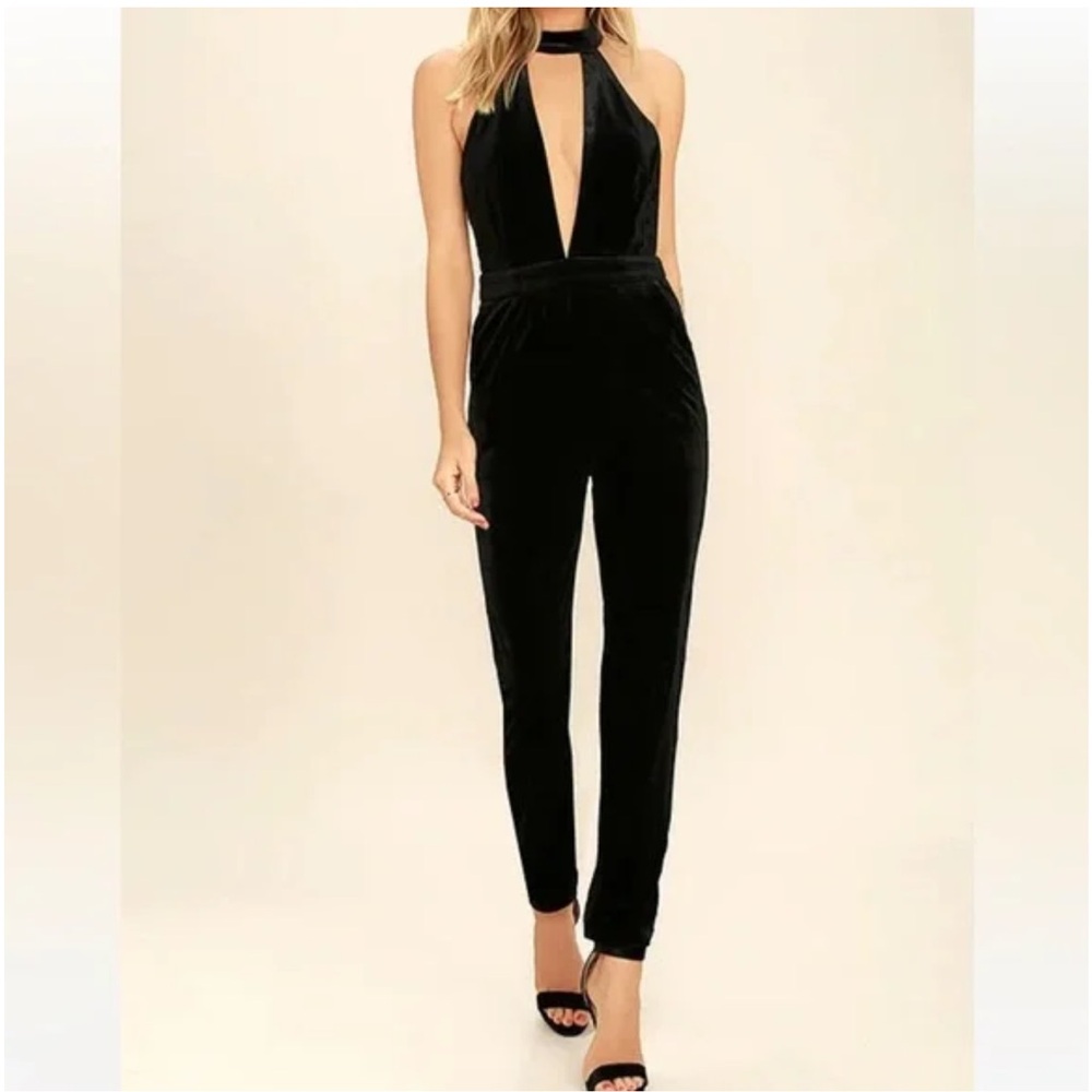 DO+BE Black Halter Jumpsuit